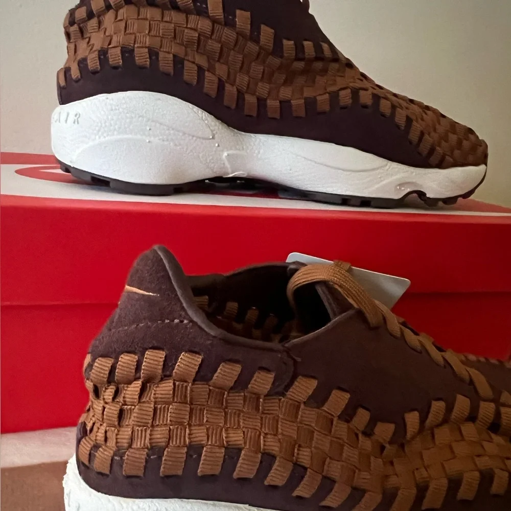 Nike Air Footscape Woven Sneakers Brown FB1959-200 Women’s Size 7.5 BNIB - Picture 4 of 14